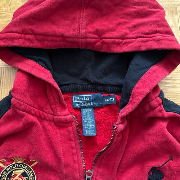 Polo Ralph Lauren Snow Polo Challenge Big Pony zip hoodie Size XL - Picture 3 of 7